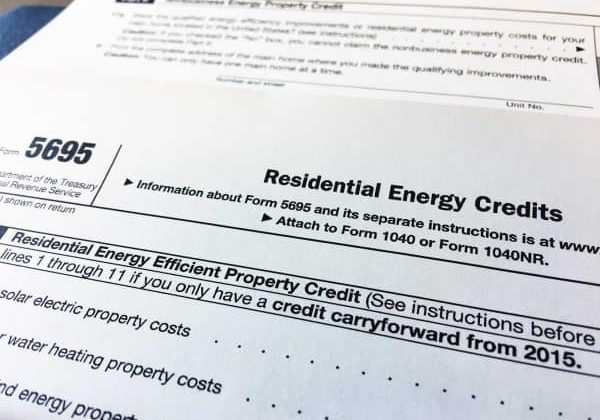 solar tax credit form 5695